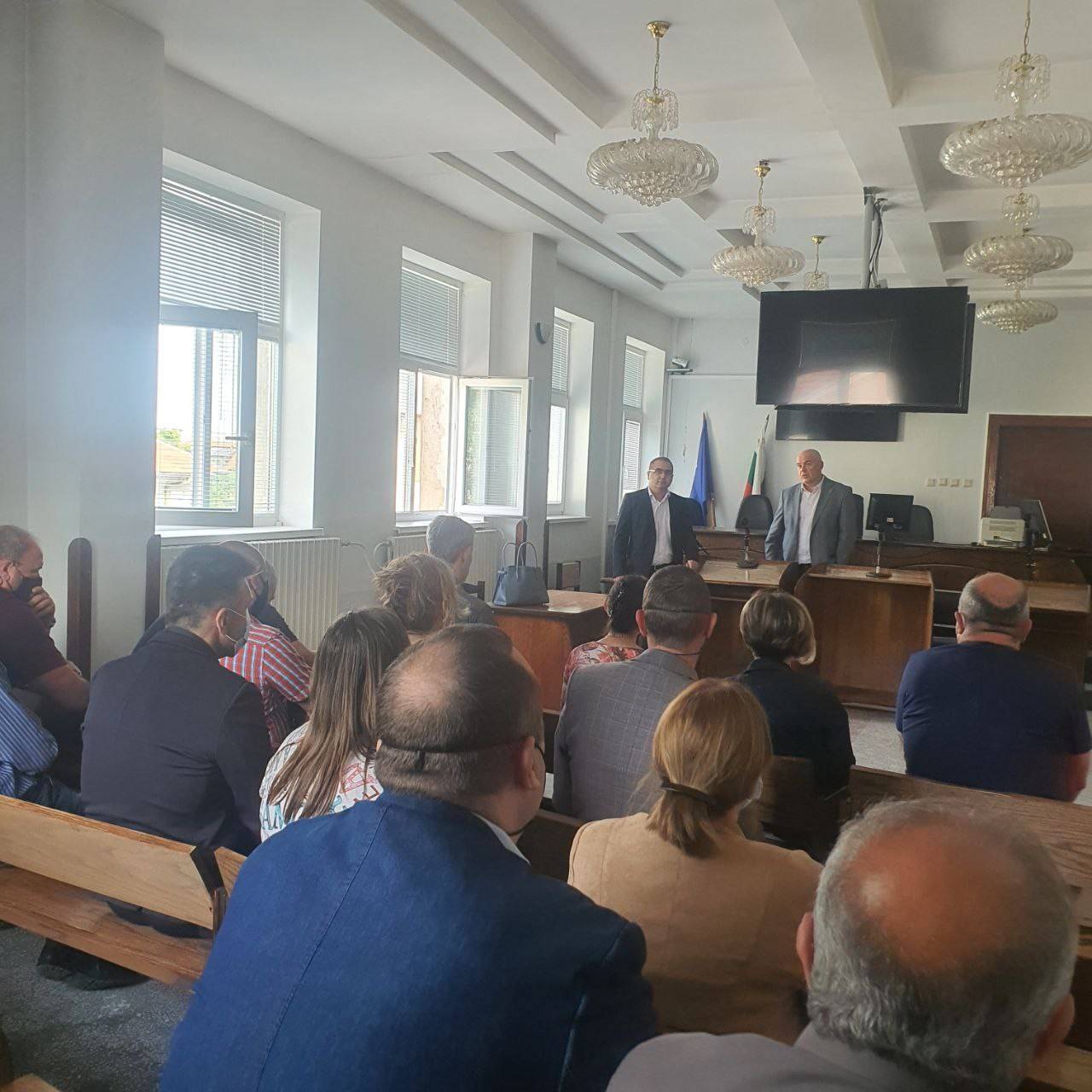 Иван Гешев на среща с прокурори във Враца